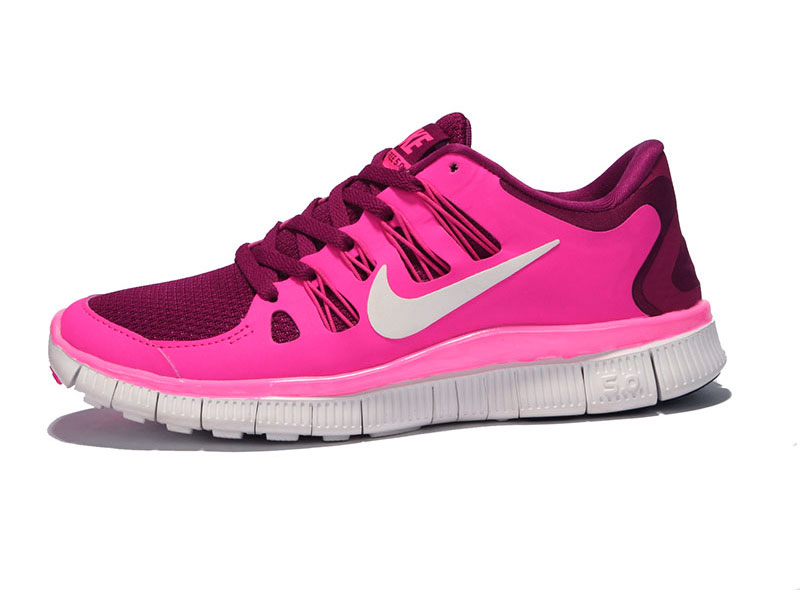 nouvelle Nike Free 5.0 femmes plus rose rouge (2)